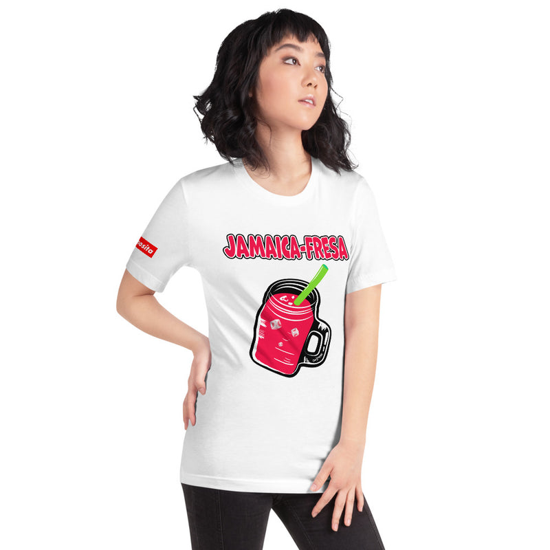 Camiseta de Jamaica Fresa de manga corta unisex