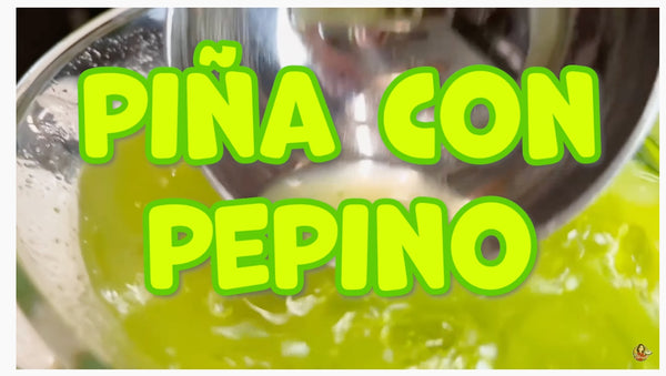 Agua fresca de Piña y Pepino