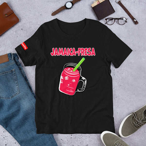 Camiseta de manga corta unisex JAMAICA FRESA